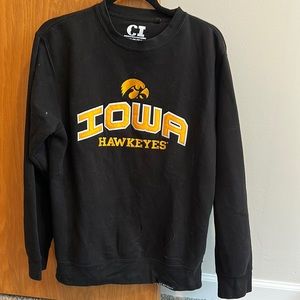 Iowa Hawkeyes crew neck sweatshirt